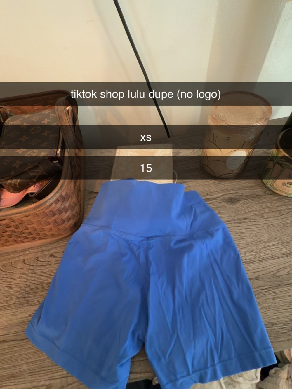 Women’s High-Rise Athletic Shorts in Blue